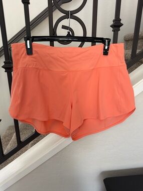 Lululemon Women’s Sunny Coral Speed Up HR Short 4”